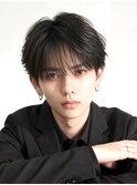 ニュアンスシースルーフェザー曲がる縮毛矯正