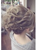 外国人風ヘアーセット