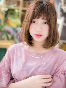 カバーヘア イヴ 戸頭店(COVER HAIR EVE) *EVE戸頭*ワンカール&斜めバング♪ナチュかわ小顔ミディa