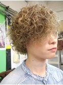 カラー+ウエーブパーマ ¥17280