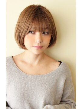 レウナ 外苑前(Reuna) 30代40代人気 お手入れ簡単丸みが可愛いボブ