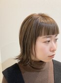 ボブ外ハネスタイル