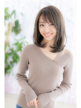 ヘアアンドビューティー ミック(Hair & Beauty miq) オリーブアッシュで垢抜け…ラフ&ヌーディワンカールb