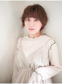 ふんわりマッシュショート