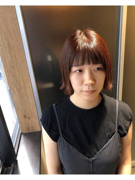 ヘアリゾートエーアイ 新宿西口店(hair resort Ai) Orange切りっぱなしボブ