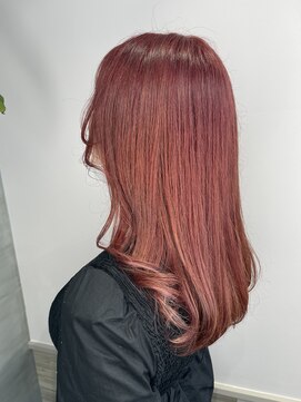 リーオオサカ(Lee Osaka) 【Lee大阪店】Aラインシルエット×赤ピンク/新出奈津樹