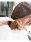 ミニボブ×インナーピンク
