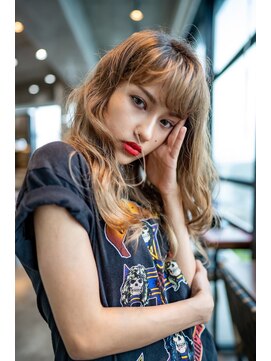 オースティン 流山おおたかの森(AUSTIN) 大人かわいい前髪セシルカットココアブラウンフリンジウェーブ