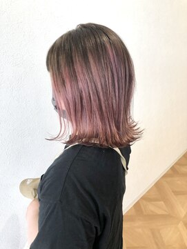 オーダイム(ou' dime) 根本グラデーションピンクカラー