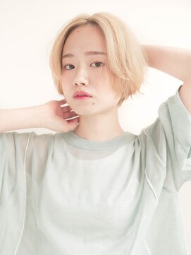 ジュール 大分(Joule) セクションカラー/ペールベージュ/透明感ボブ[大分駅]