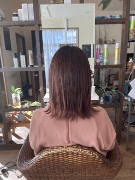 マークス(marks) 外ハネボブ　ピンクカラー