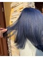 アトリエエテ バイ レガリア ミヤキタドオリ(atelier ete by Regalia miyakitadori) ブリーチ1回＋オンカラーで綺麗なネイビーに♪