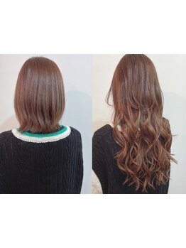 馴染ませエクステやインナーエクステでオトナっぽさもカワイイも叶う!ハイセンス&ハイクオリティな技術が◎