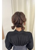 ひつじヘア ツインヘア ツインアレンジ イベントヘア