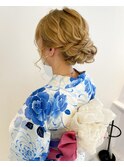 浴衣hair