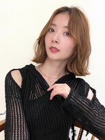 リル バイ ジルブラン(Lil by JIL BLAN) 前髪 こなれミディ イメチェン ウェーブパーマ 韓国マッシュ