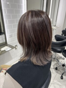 ヴァンカウンシル 一宮店(VAN COUNCIL) シルバーベージュ×ウルフカット