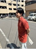 前下がりセンターパート