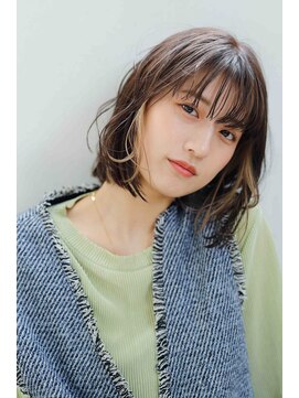 ヘアケアアンドスパ レポ(REPO) インナーカラーボブ