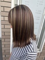 オッジ ヘアー 深谷店(Oggi Hair)&nbsp;ハイライト　　10月