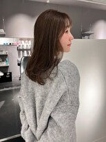 ヘアーエスクールシーユー 枚方T-SITE店(hair S.COEUR×Cu) ブリーチなしでつくる透明感ベージュ/枚方美容室