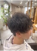 くせ毛風シャドウパーマ