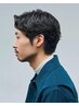 メンズパーマ・カット・眉カット・スタイリング＋Mb 
