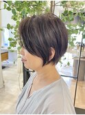 大人かわいいショート