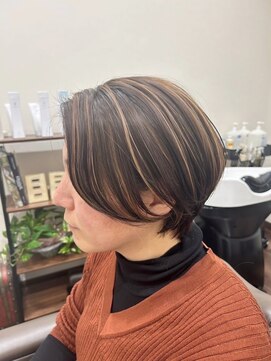 プライベート ヘアサロン カオ(private hair salon kao) 立体感ショート