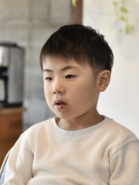 リム メンズヘア(LIM men's hair) 束感キッズショートマッシュ【キッズカット/ヘア/倉敷/中島】