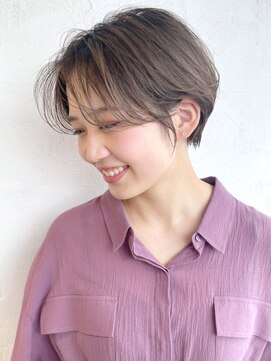 シオン(shion) ショート美髪韓国ヘアおくれ毛前髪カット_ba349151