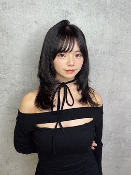 リンクエン(Link enn) 【ミディアムレイヤー】レイヤーカット/韓国ヘア/髪質改善