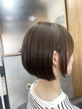 カイノ なんばエキカン店(KAINO) ショートボブ×ベージュブラウン♪