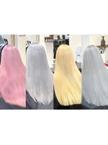 アボックス(abox)&nbsp;艶髪ハイトーン／ケアブリーチ/髪質改善/U24/学割