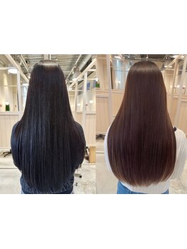 【茨木市駅徒歩3分】個室空間のYUMEシャンプー台で髪質改善を。Aujuaトリートメント取扱◎