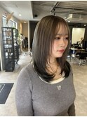 トレンドヘアザクザクハッシュレイヤーカット