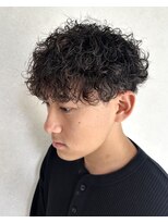 ブルニール 中崎町(BLEUNIR)&nbsp;波巻きパーマ/波巻きスパイラル/刈り上げマッシュ