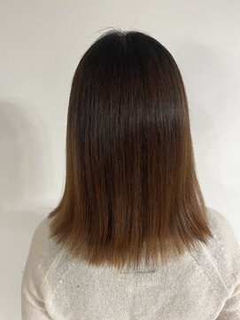 グラデーションストレート