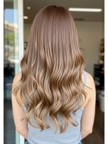 フュージョンファイブ(FUSION5) レイヤーロングベージュ20代30代40代くびれエクステ韓国ヘア