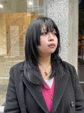 エト 梅田(eto) 黒髪レイヤーカットに顔まわりニュアンス♪