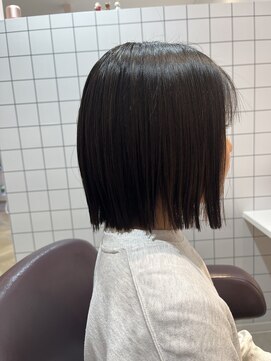 アルファヘアサロン 平尾店(alpha hair salon) 切りっぱなしボブ