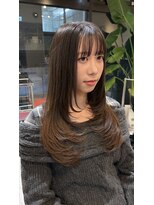 ウィルドレス(WiLL DRESS)&nbsp;大人かわいいレイヤーロング×シースルーバング
