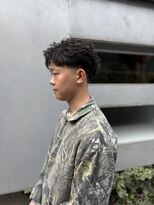 オルヴァ(Orva)&nbsp;テーパーフェード×ピンパーマ[藤沢/メンズカット/メンズパーマ]