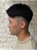 スパイキーショート/短髪/ツーブロック/メンズ/men's