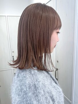 ガーデンヨコハマ(GARDEN YOKOHAMA) ブリーチベージュイメチェンミディアムボブミルクティーベージュ