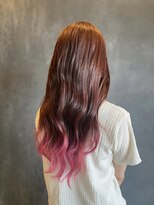 ジッピーオブトータルビューティ(Zippy of total beauty)&nbsp;艶色ピンクブラウン×エンドカラー