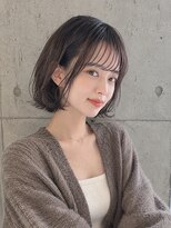 ウル(ulu) 秋色ツヤ感ナチュラルボブ《茨木市》