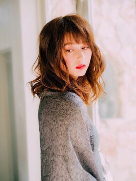 プロデュース 相模原店(Produce) イルミナカラー♪斜めバング♪ベージュカラー