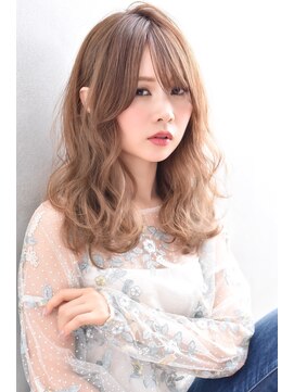 オウル(Owll) ★DISHEL★大人かわいいセミディ★ブルージュヴェールウェーブ