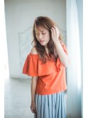 ただのロングじゃつまらない！華やかウェーブ